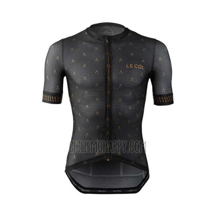 Le Col Cycling Jersey Bib Short 2021 Men Short Sleeve Black